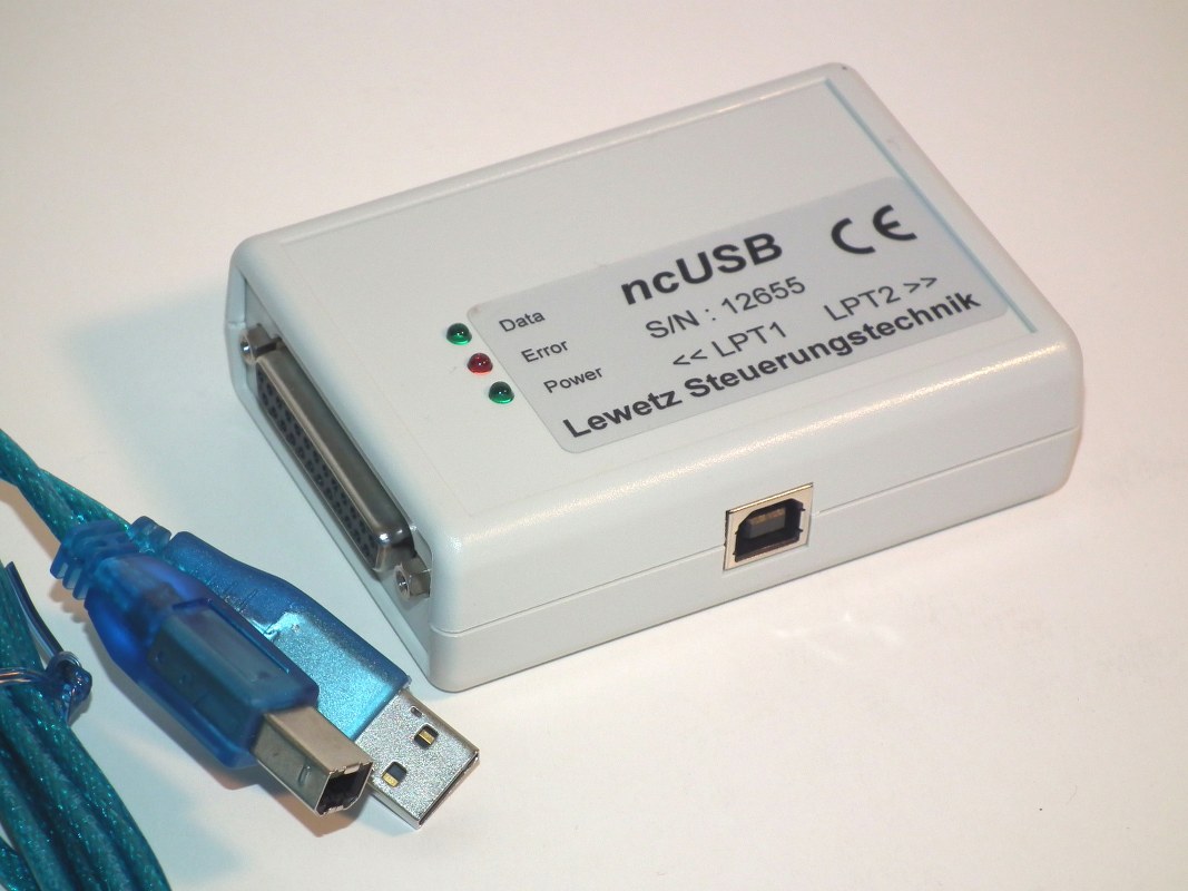 WinPC-NC USB mit ncUSB-Box 3.0 
